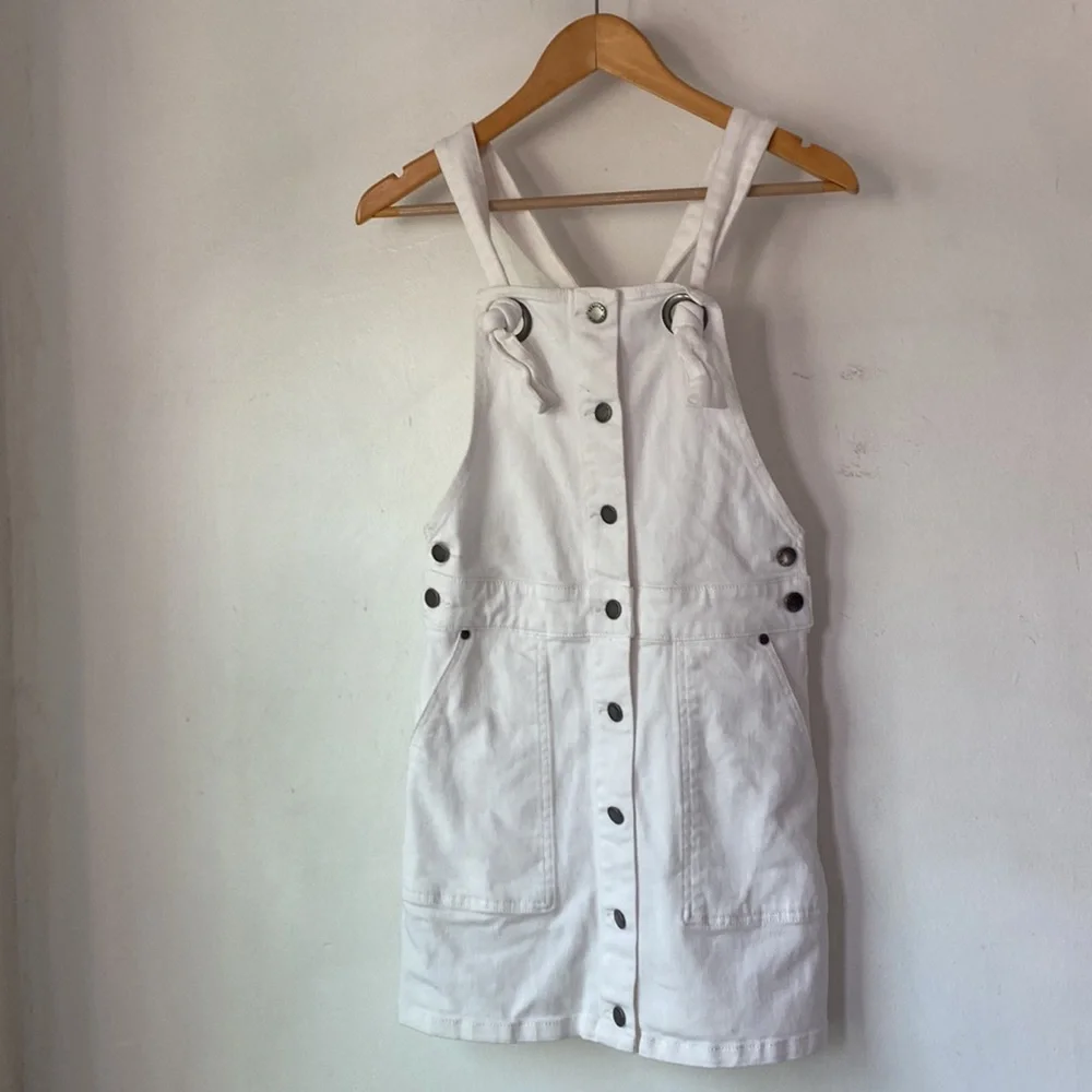 Rebecca Minkoff XXS Christy Denim Jumper Dress